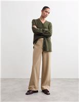 Jersey Wide Leg Trousers