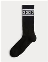 Ski Ankle High Socks with Wool