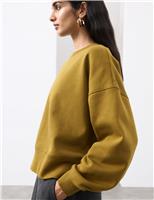 Cotton Rich Brushed Sweatshirt