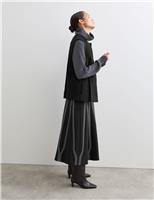 Pure Wool Crew Neck Gilet