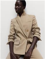 Tailored Double Breasted Oversized Blazer