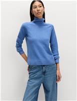 Air-Yarn Roll Neck Jumper