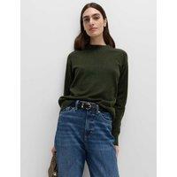 M&S Air-Yarn Crew Neck Jumper Holly