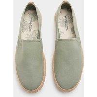 M&S Canvas Espadrilles Green