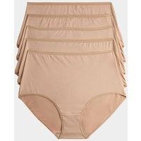 M&S 5pk Microfibre Full Briefs Rose Quartz