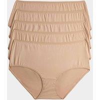 M&S 5pk Microfibre High Rise Shorts Rose Quartz
