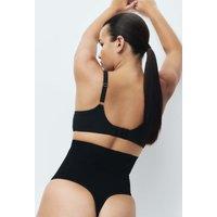 Body by M&S Body Sculpt Firm Control Seamless High Rise Thong Black