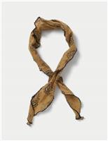 Cotton Scallop Edge Scarf