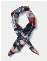 Blue Watercolour Scarf