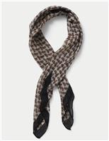 Orange and Beige Paisley Scarf
