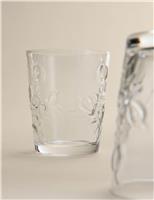 Set of 2 Embossed Floral Tumblers