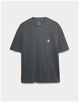 Pure Cotton Oranges Garment Dyed T-Shirt