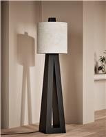 Black Wooden Floor Lamp