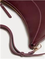 Contrast Stitch Scoop Cross Body Bag