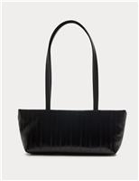 Faux Leather Shoulder Bag