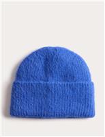 Rib Fluffy Beanie Hat