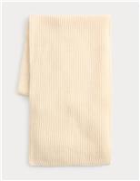 Ribbed Knit Scarf