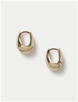 14ct Gold Plated Huggie Hoop Earrings