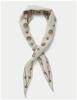 Per Una Embroidered Neckerchief