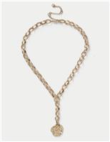 Per Una Brushed Link Pendant Y-Necklace