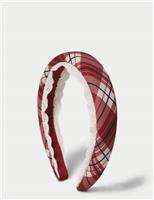 Check Padded Alice Band