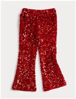 Flared Sequin Trousers (2-10 Years)
