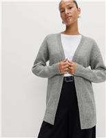 Cloud-Yarn Edge to Edge Longline Cardigan