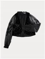 2pc Velvet Waistcoat and Shirt Set (6-16 Yrs)