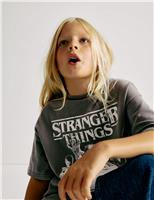 Pure Cotton Stranger Things T-Shirt (7-16 Yrs)