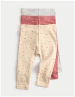 3pk Cotton Rich Leggings (0 Mths-3 Yrs)