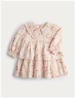 Pure Cotton Peter Pan Collar Mouse Dress (0-3 Yrs)