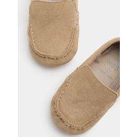 M&S Baby Loafer Pram Shoes (0-18 Mths) Tan