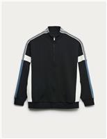 Cotton Rich Half Zip Sweatshirt (6-16 Yrs)