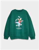 Cotton Rich The Simpsons Christmas Sweatshirt (6-16 Yrs)