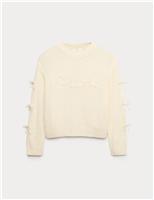 Slogan Knitted Jumper (6-16 Yrs)
