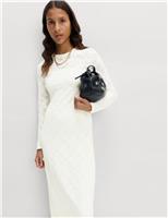 Jersey Lace Maxi Dress