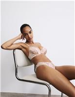 Rosalie Silk & Lace Wired Full Cup Bra (A-E)