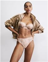 Rosalie Silk & Lace High Leg Knickers