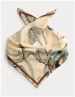 Pure Silk Oyster Print Scarf