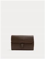 Leather Hanging Washbag
