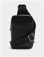 Grained Leather Phone Pouch