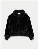 Faux Fur Bomber (6-16 Yrs)