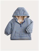 Hooded Check Jacket (0-3 Yrs)