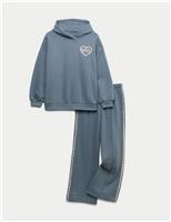 2pc Cotton Rich Sweatshirt and Joggers Set (6-16 Yrs)
