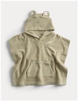 Pure Cotton Frog Poncho (0-3 Yrs)