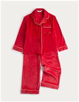 Kids Velour Soft Pyjamas (1-16 Yrs)