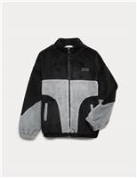 Borg Colour Block Jacket (6-16 Yrs)