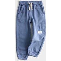 M&S Relaxed Denim Cargo Jeans (2-8 Yrs) Slate Blue