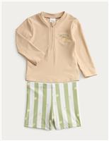 2 Piece Swim Shorts and Rash Vest (0-3 Years)