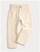 Pure Cotton Denim Carpenter Jeans (2-8 Years)
